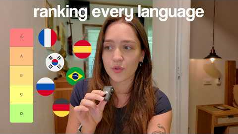 ranking every language I've ever studied
