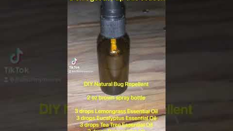Simple DIY Insect Repellent! #insectrepellent #bugspray #essentialoils #diy