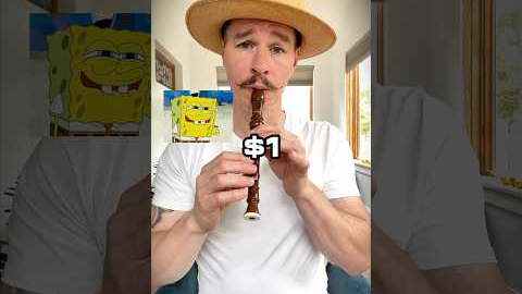 $1 VS $10,000 Recorder #shorts #recorder #recordersongs