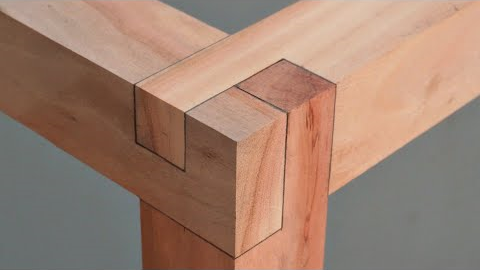 Amazing Handicraft Woodworking Joints That Connect Straight Wood Firmly No Nails