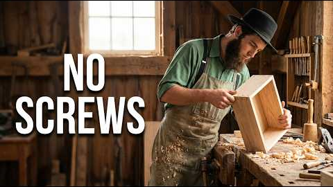 How Amish Carpenters Build Cabinets That Last 200 Years Without Screws