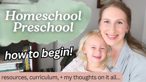 How To Do Preschool Homeschool | Resources & My Thoughts