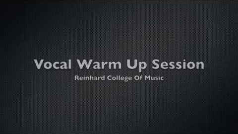 Singing Lessons - Vocal Warm Up Exercises (PART 1 of 3)