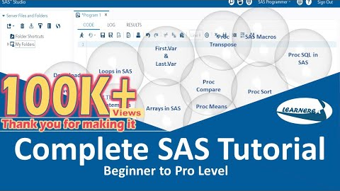 SAS Tutorial for Beginners to Pro Level | The Complete SAS Tutorial | How to Learn SAS Programming