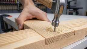 Most Perfect Hand Cut Wood Joints, Extreme Woodworking Precision Skills