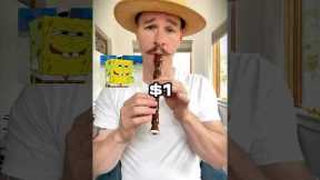 $1 VS $10,000 Recorder #shorts #recorder #recordersongs