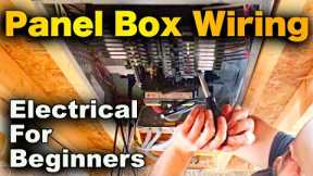 How To Wire A Main Electrical Panel - Start To Finish! NEATLY And VERY DETAILED