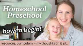 How To Do Preschool Homeschool | Resources & My Thoughts