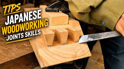 Tips No Screw With Japanese Woodworking Joints Skills, Making Tensegrity Wood Structure