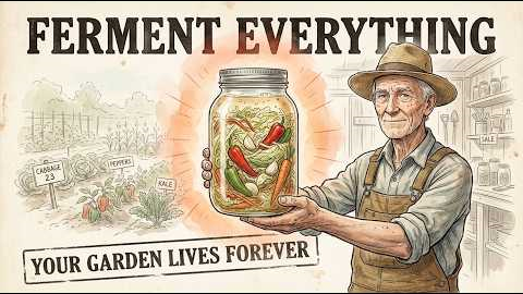 How to Ferment Everything You Grow (Without Rotting Your Survival Garden Harvest)