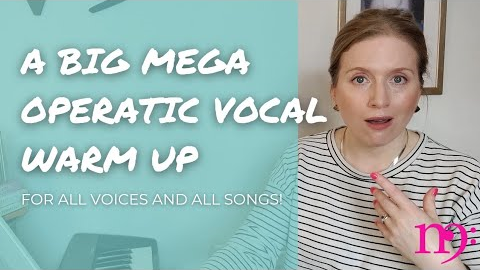 An operatic mega vocal warm up routine for ALL voices and ALL songs | MusicForMy... Voice