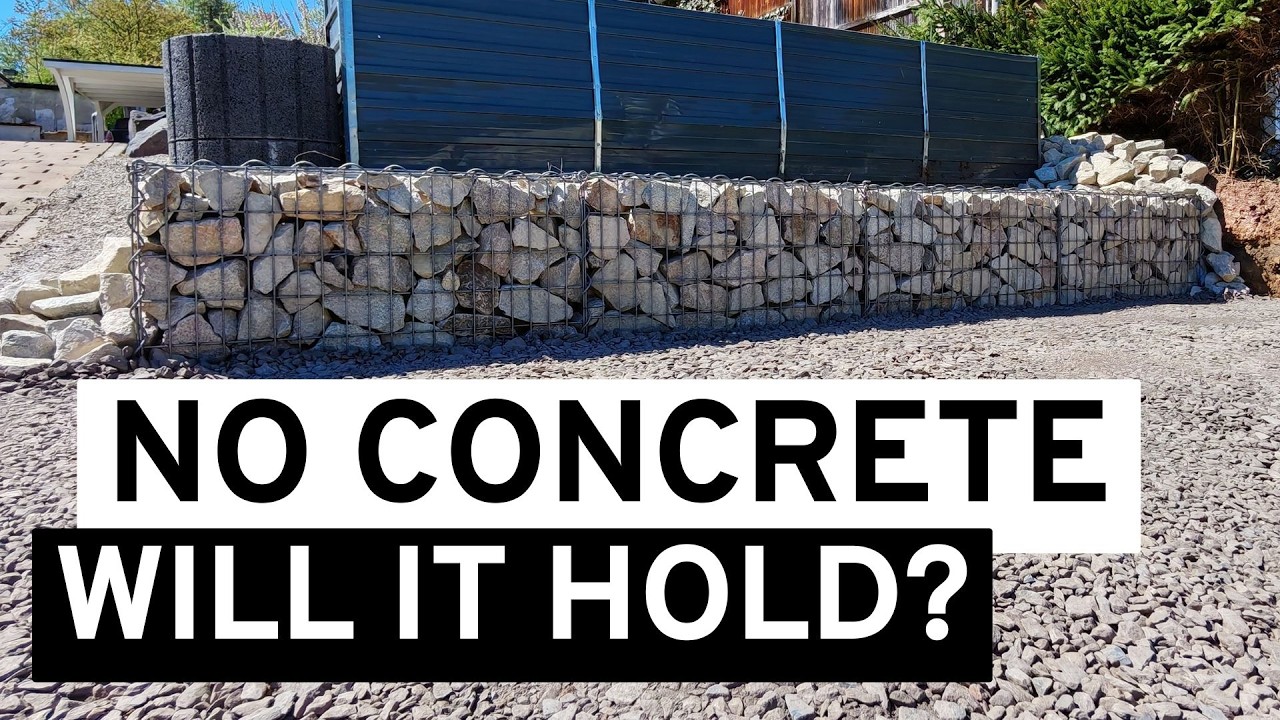 Gabion Wall Without Concrete – Will It Really Hold DIY Test