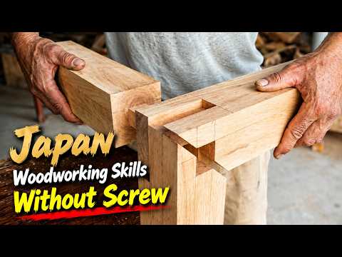 🔴FULLTIME: Japan Woodworking Skills Without Screw, Incredible Woodworking Techniques