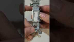 Installing A Light Switch