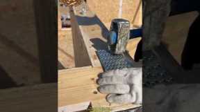 Fix Wood Joints Stronger With This Metal Plate 🔥 Easy Fast Framing #DIY #tools #construction