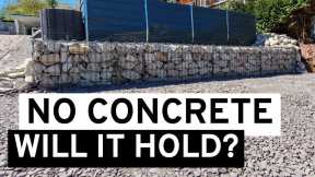 Gabion Wall Without Concrete – Will It Really Hold DIY Test