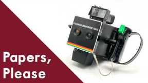 SHORT: Polaroid MiniPortrait Passport Camera