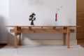 Making a bench using traditional