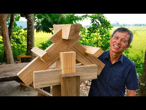 🔴Expert Japanese Carpenter Reveals Ancient Wood Joinery Technique