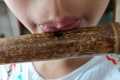 Dizi flute play embouchure for