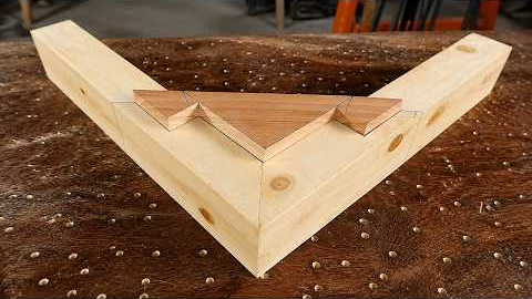Traditional Japanese Mortise Joint Without Screw That Holds Forever