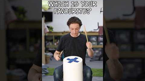 Bucket Drumming – Regular vs Taped vs Bass Boosted #shorts