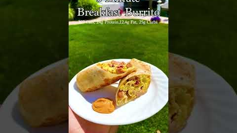 How To Make A 5 Minute Breakfast Burrito