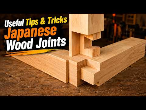 Useful Tips & Tricks Japanese Wood Joints Don't Need a Single Screw. Extreme Ancient Japanese Wood