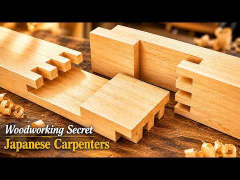 🔴FULLTIME: Japanese Joinery Masterclass – Strong Wood Connections Without Screws