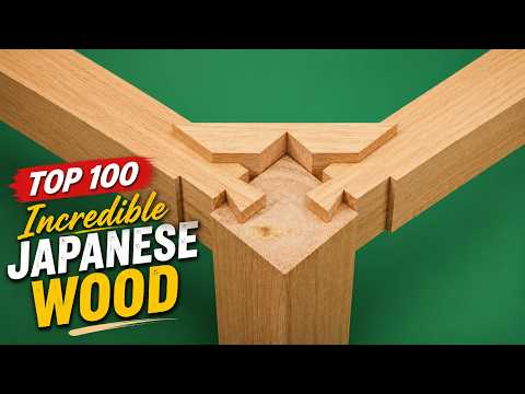 TOP 100 Incredible Japanese Wood Joints in One Ultimate Compilation