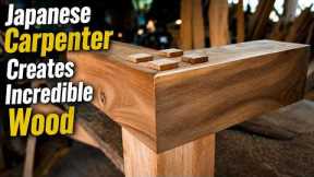 Japanese Carpenter Creates Incredible Wood Joints Without Nails or Screws
