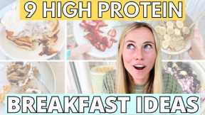 9 *High Protein* Breakfast Ideas [That AREN'T Eggs]