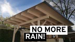 How to Build a DIY Timber Frame Roof for Your Terrace