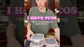 🍽️ PCOS Meal Prep with Me! A registered dietitian! 🩷
