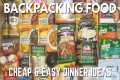GROCERY STORE BACKPACKING FOOD |