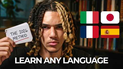 How to learn ANY language in 2026 (it's easy!)