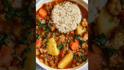 HIGH-PROTEIN, LOW-CALORIE VEGAN SUPER STEW. High iron, excellent for gut health. Eat this every week