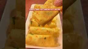 Simple and Fast Breakfast recipe #easybreakfast #easyrecipe #chinesefood #breakfastrecipe #pancake